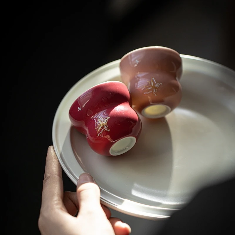 Coffee Tea Wrong - Carmine Gourd Teacup Kung Fu TeaSet