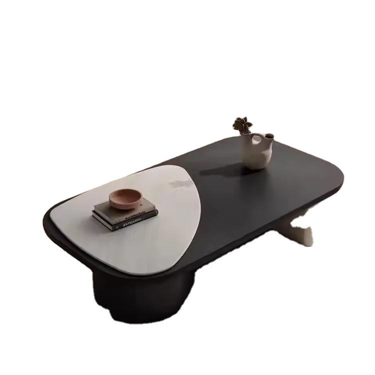 Tea And Coffee Fusion - Moderne marmer-houten koffiekast, Scandinavisch-Italiaans fusion design,