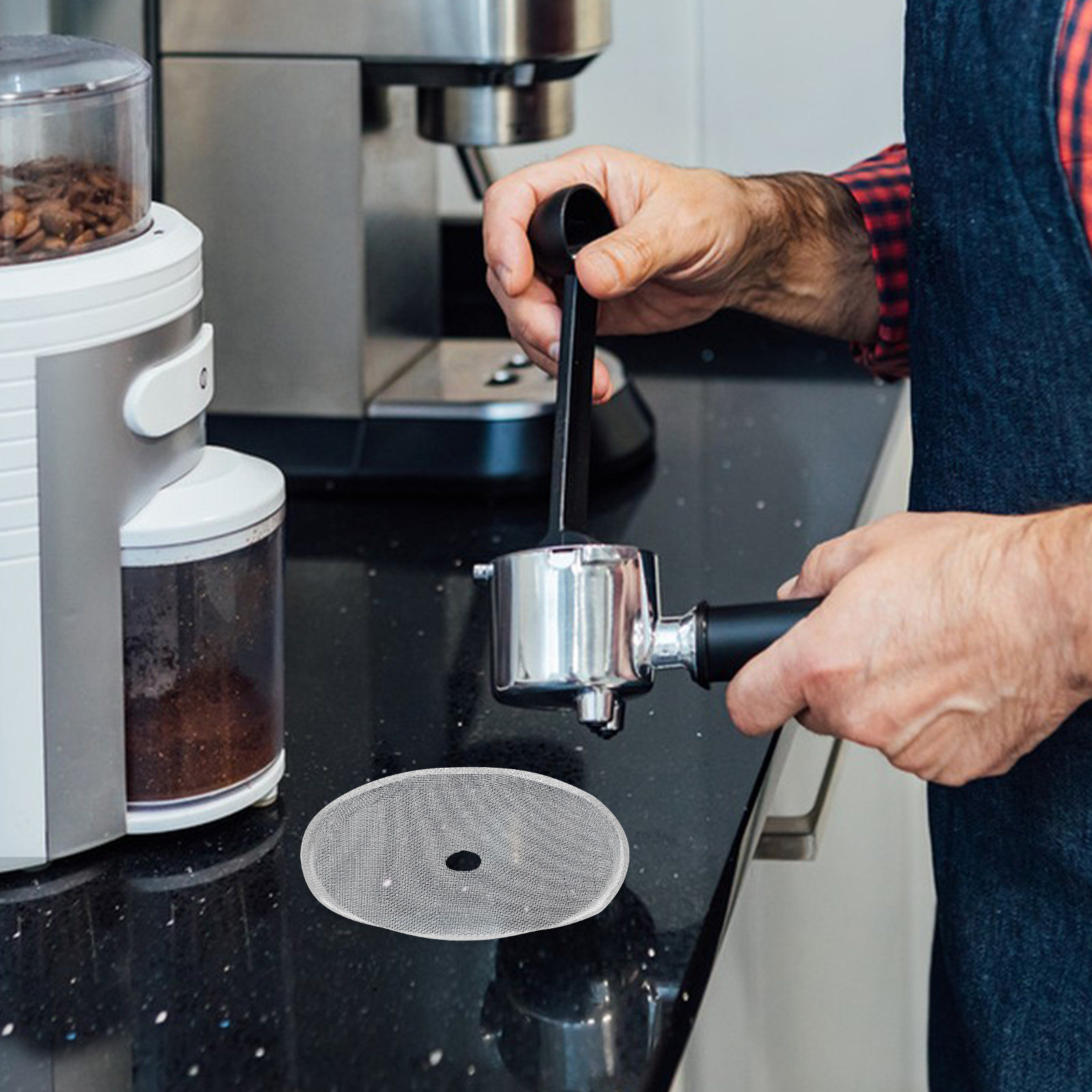 Coffee Tea Replacement - 5 stuks robuust roestvrijstalen filter 600ml