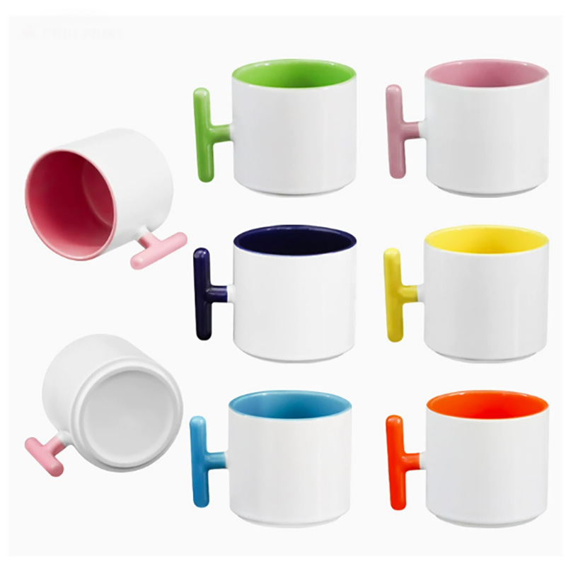 T And Tea Coffee - 2 STKS Creativiteit T-vormige handvat keramische