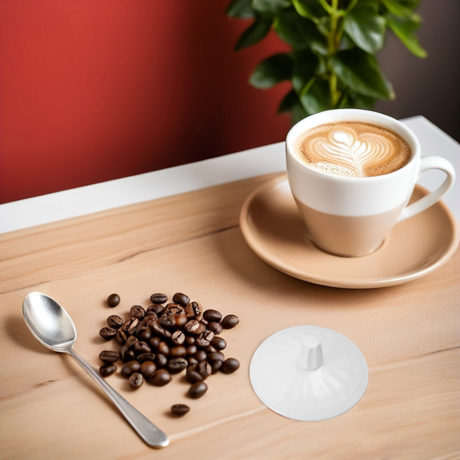 Coffee Tea Replacement - 2 stuks porseleinen mokdeksel vervanging witte