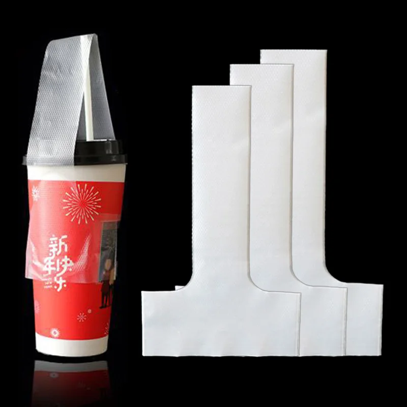 T And Tea Coffee - 100 stks/partij T-vormige Bajonet Plastic Zakken