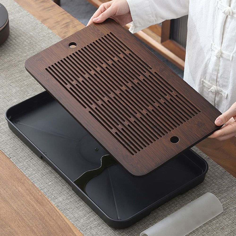 Bamboo Tea Tray - Bamboe theeblad voor twee doeleinden met
