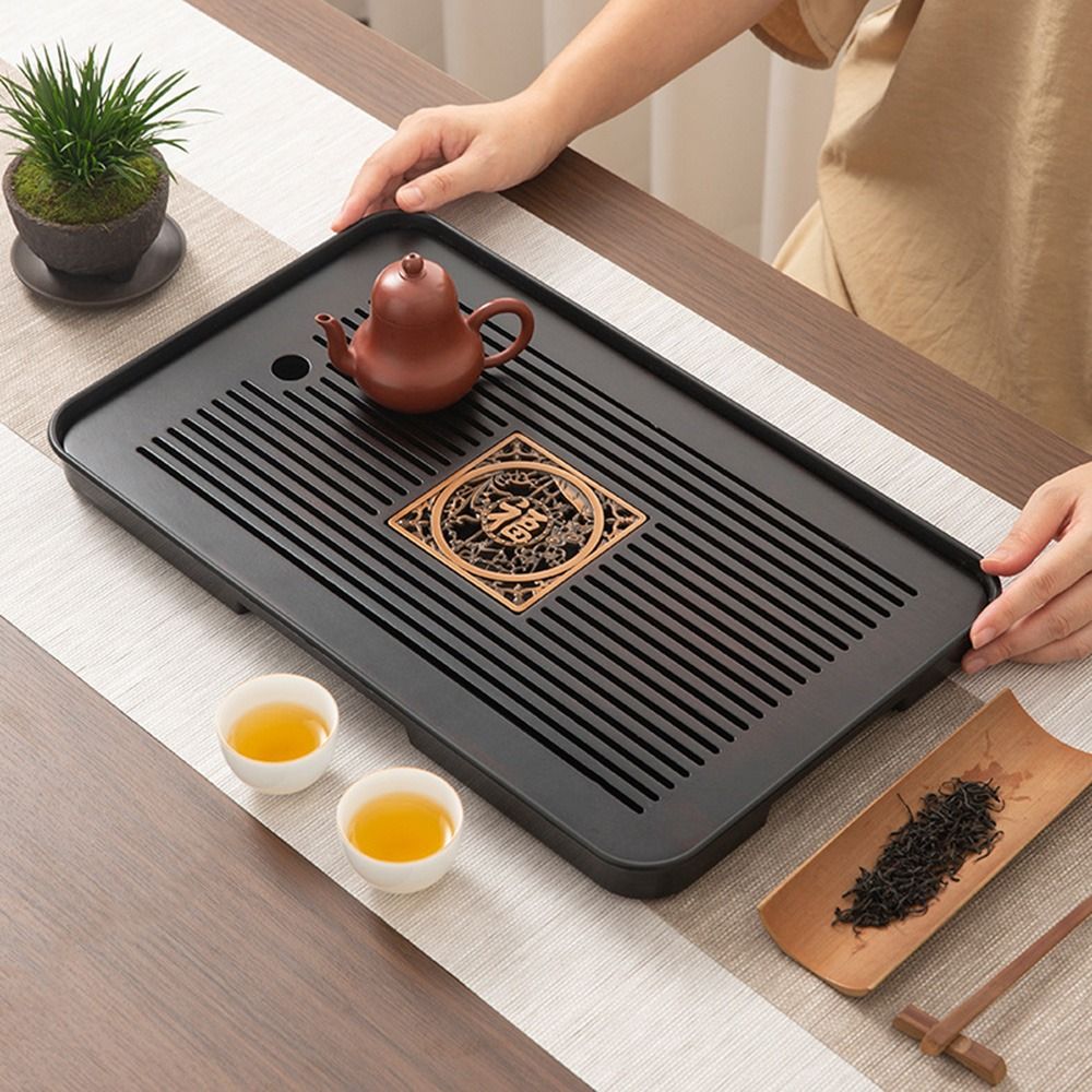Bamboo Tea Tray - Bamboe theeblad voor twee doeleinden met