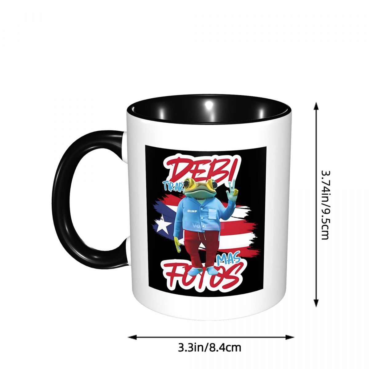 Bad Bunny DTMF Debi Tirar Mas  - Coffee Tea Cup Foto recensie en prijs