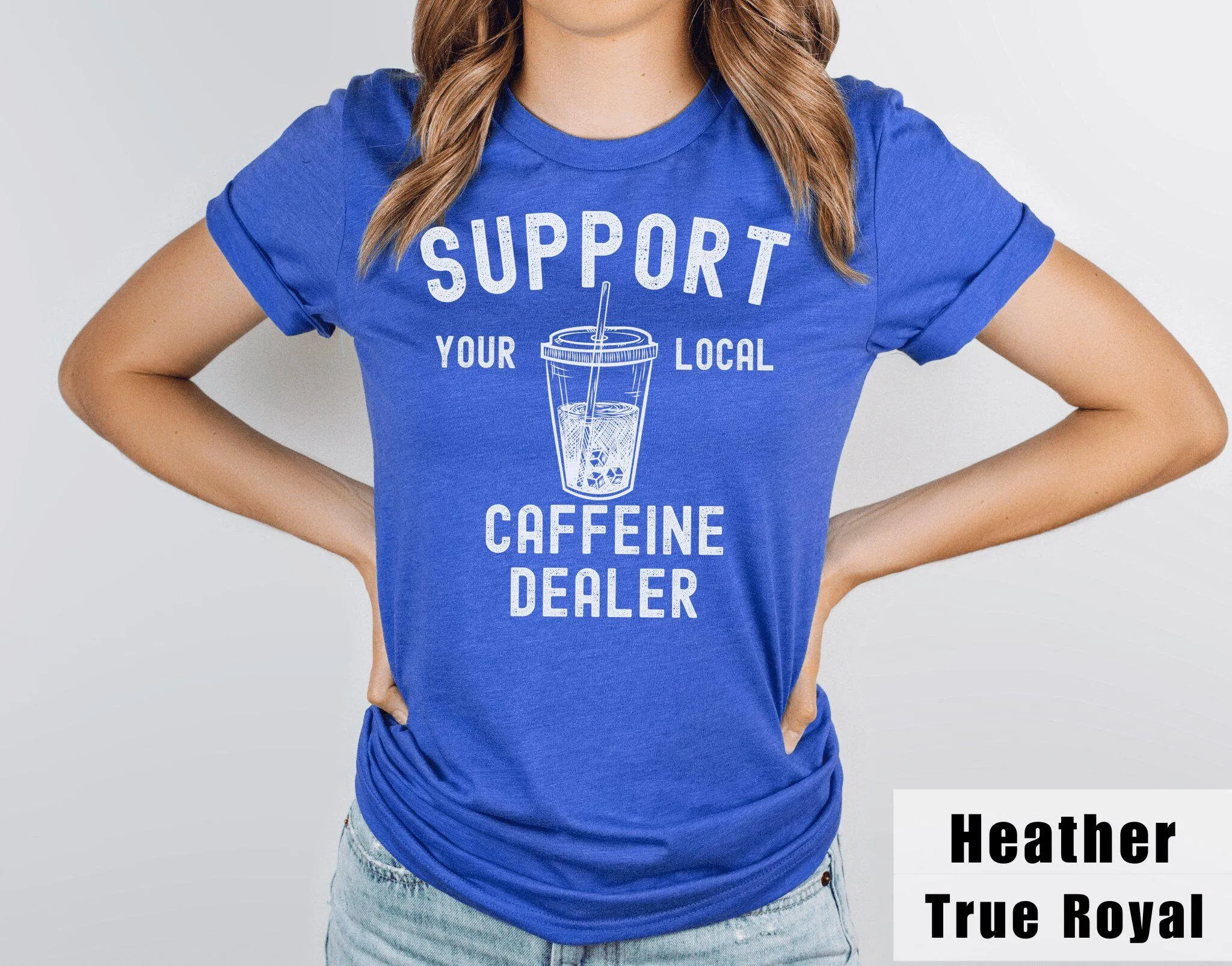Iced Coffee T-shirt Steun uw l - T And Tea Coffee recensie en prijs