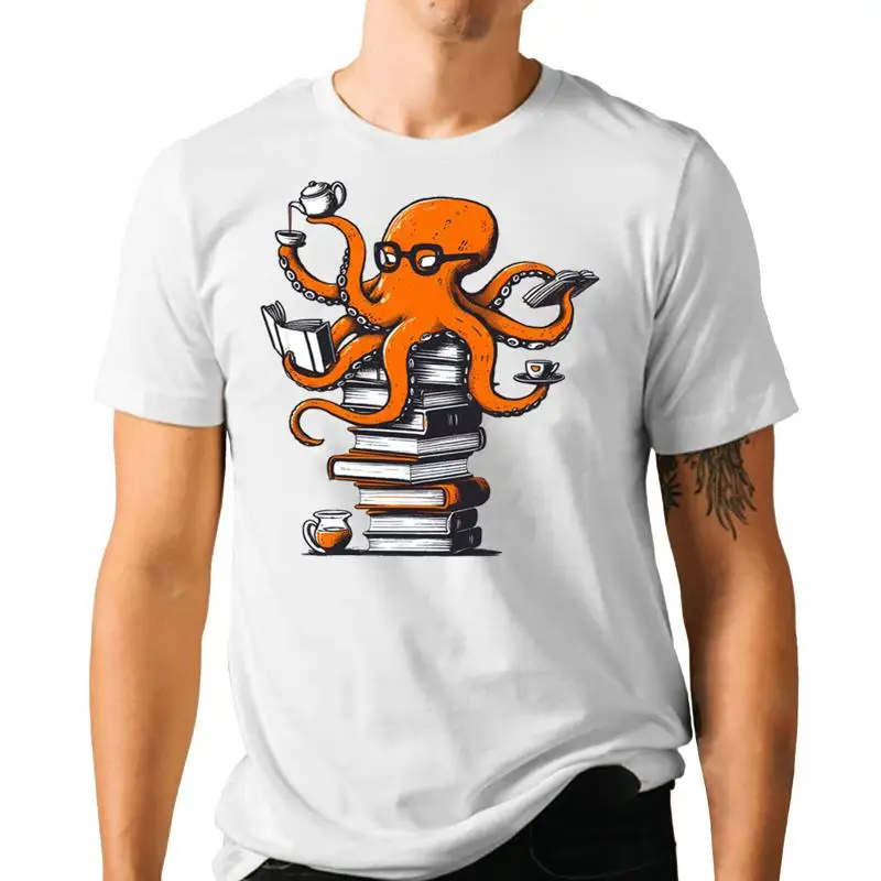 Lezen Octopus T-shirt Koffie T - T And Tea Coffee recensie en prijs