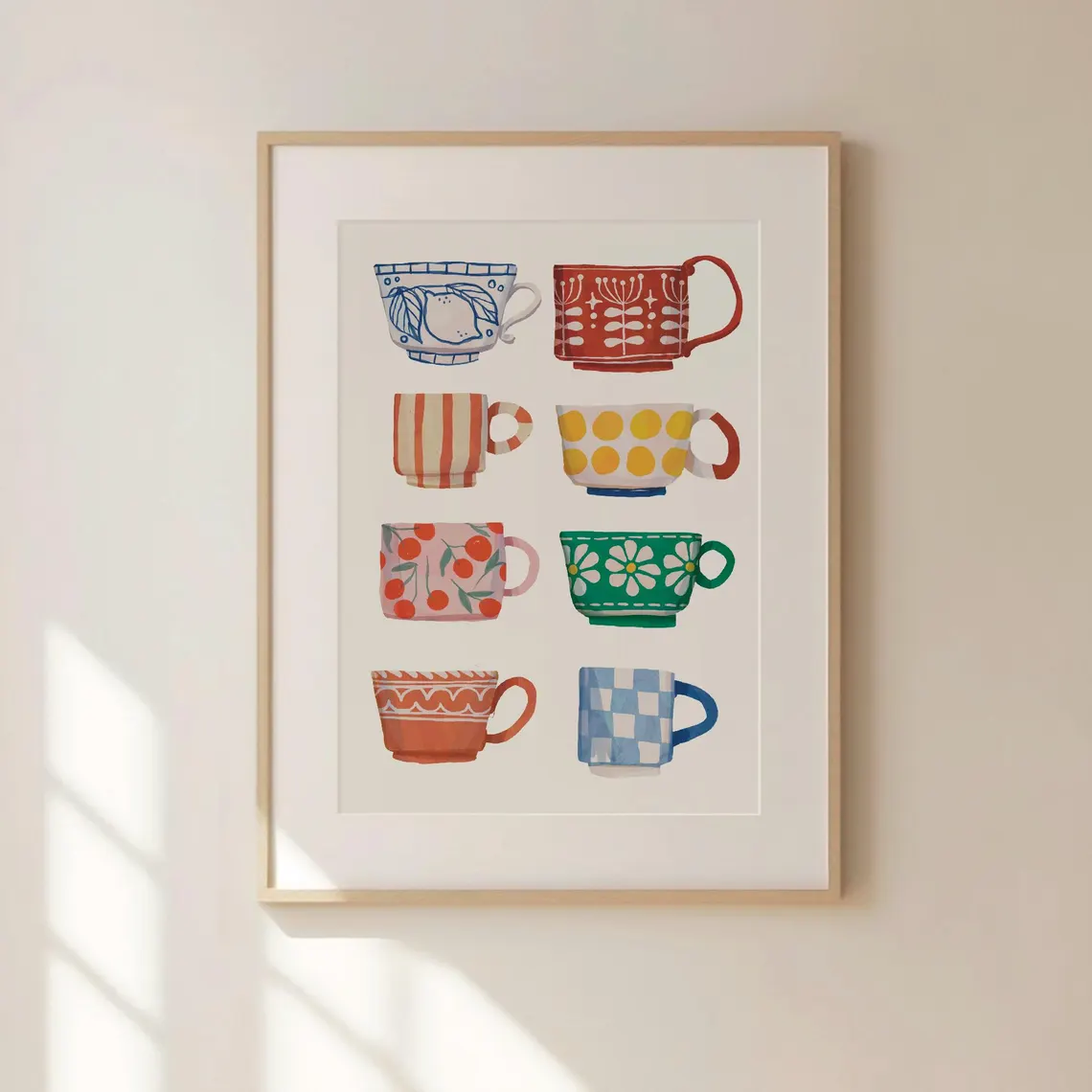 Theekopje print, ontbijtposter - Coffee And Tea Lyrics recensie en prijs