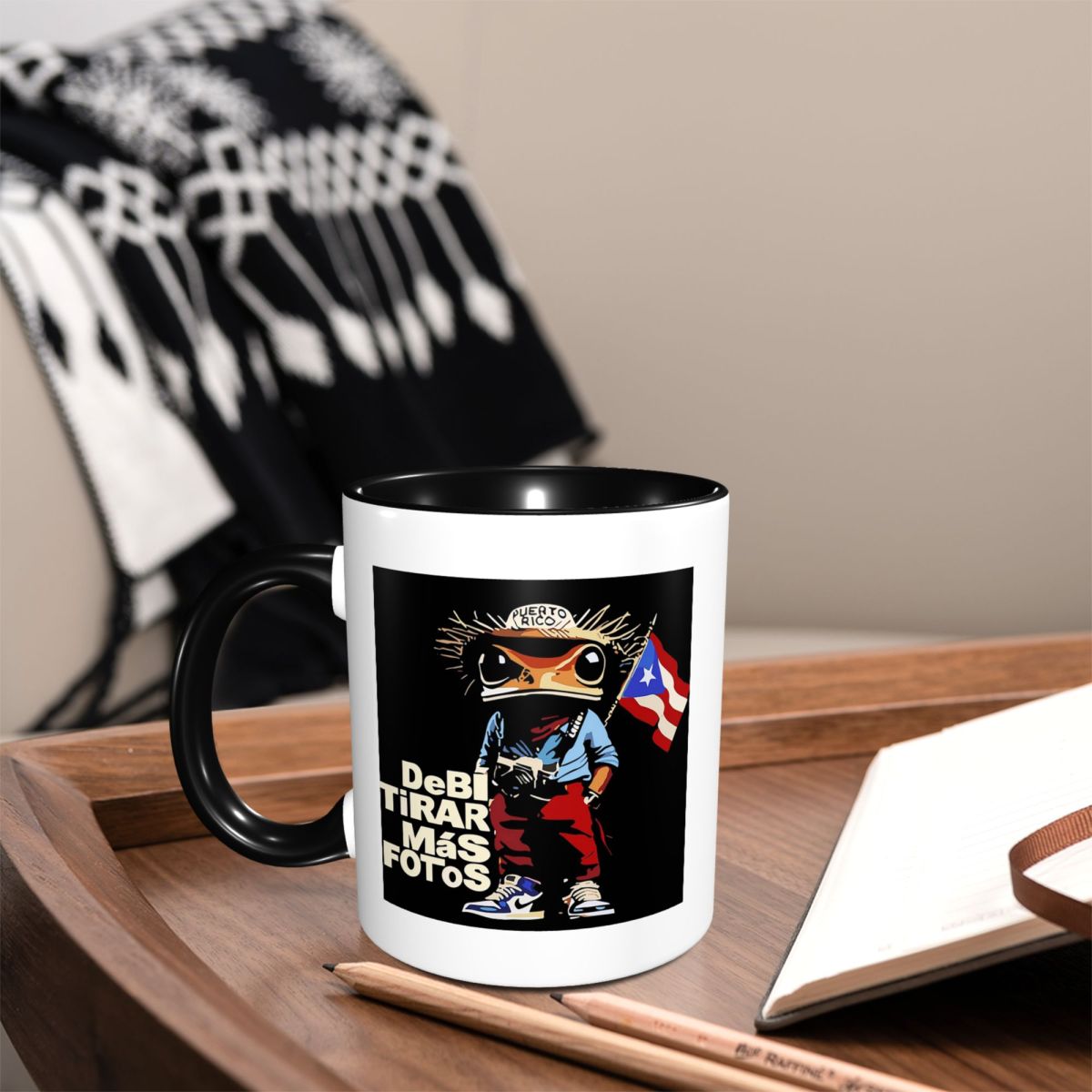 Bad Bunny DTMF Debi Tirar Mas  - Coffee Tea Cup Foto recensie en prijs