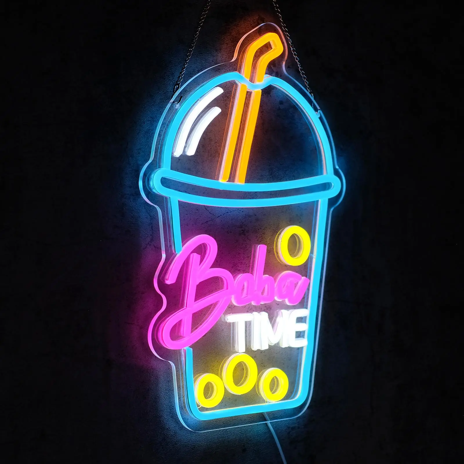 Boba Time Neon Sign voor Wall  - Coffee Tea Neon Sign recensie en prijs