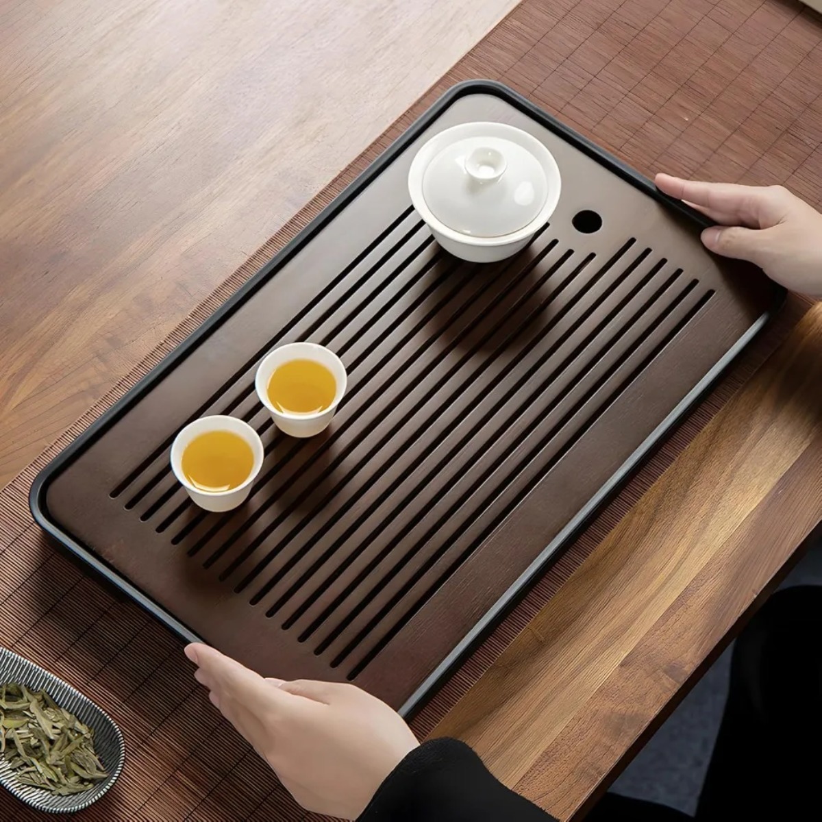 Draagbare afneembare bamboe th - Bamboo Tea Tray recensie en prijs