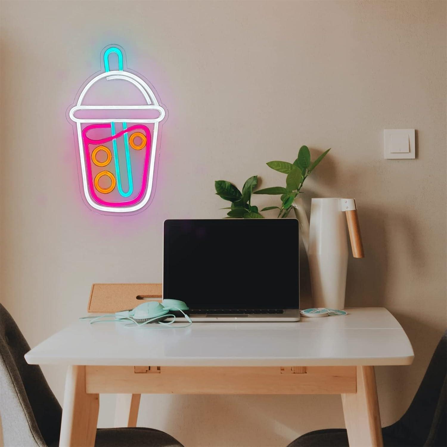 Dimbare LED-verlichting voor b - Coffee Tea Neon Sign recensie en prijs