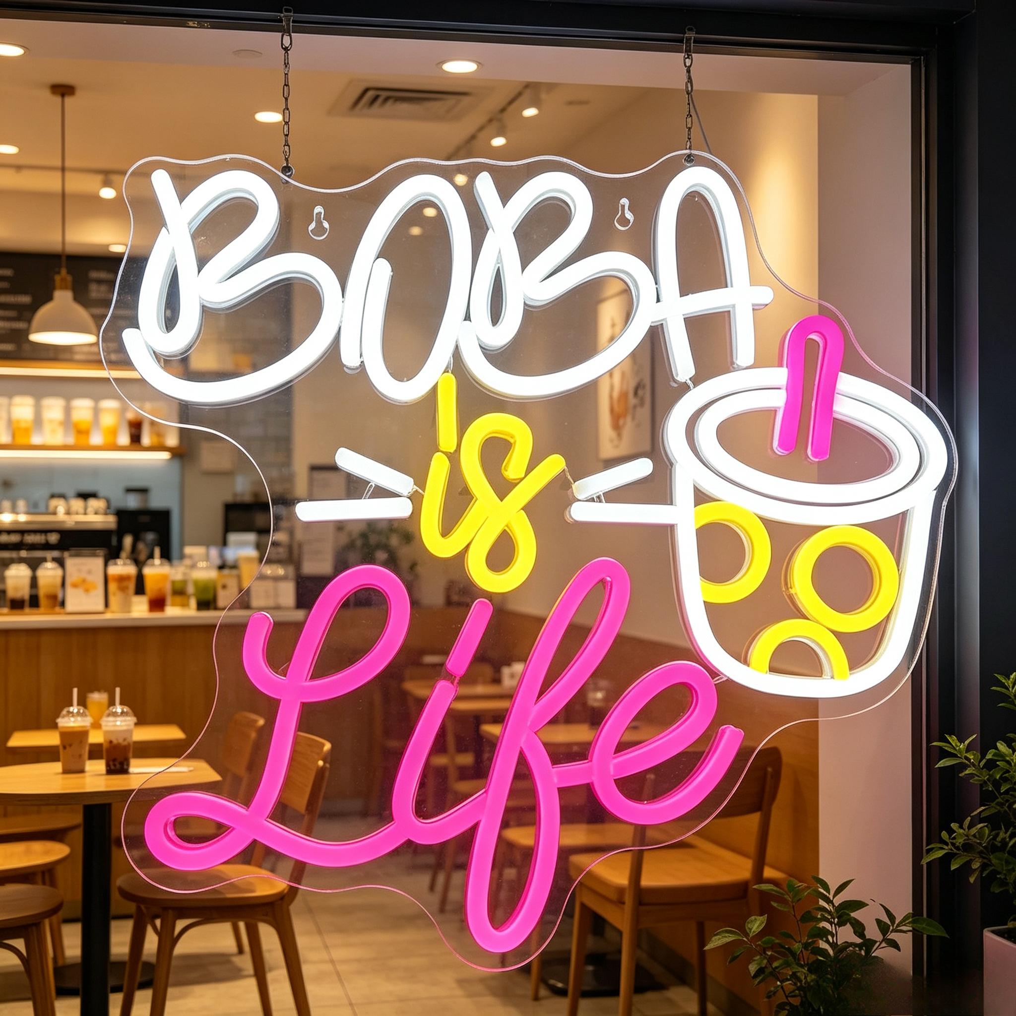 Dimbare LED-verlichting voor b - Coffee Tea Neon Sign recensie en prijs