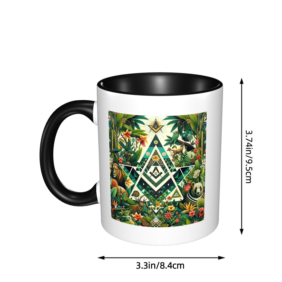 Geometrische Jungle Vrijmetsel - Tea And Coffee Fusion recensie en prijs