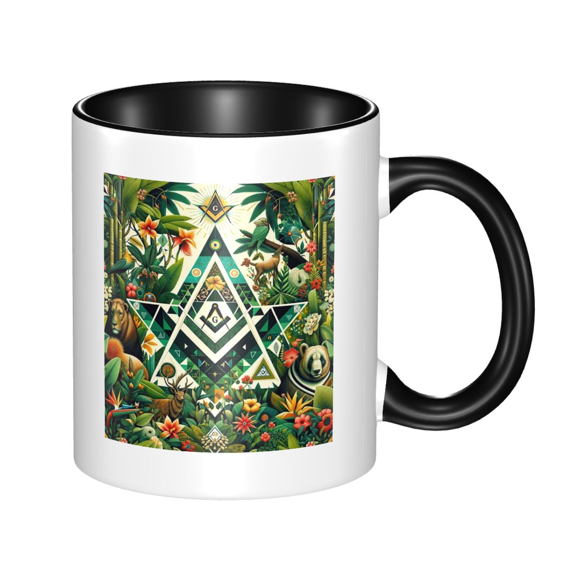 Geometrische Jungle Vrijmetsel - Tea And Coffee Fusion recensie en prijs