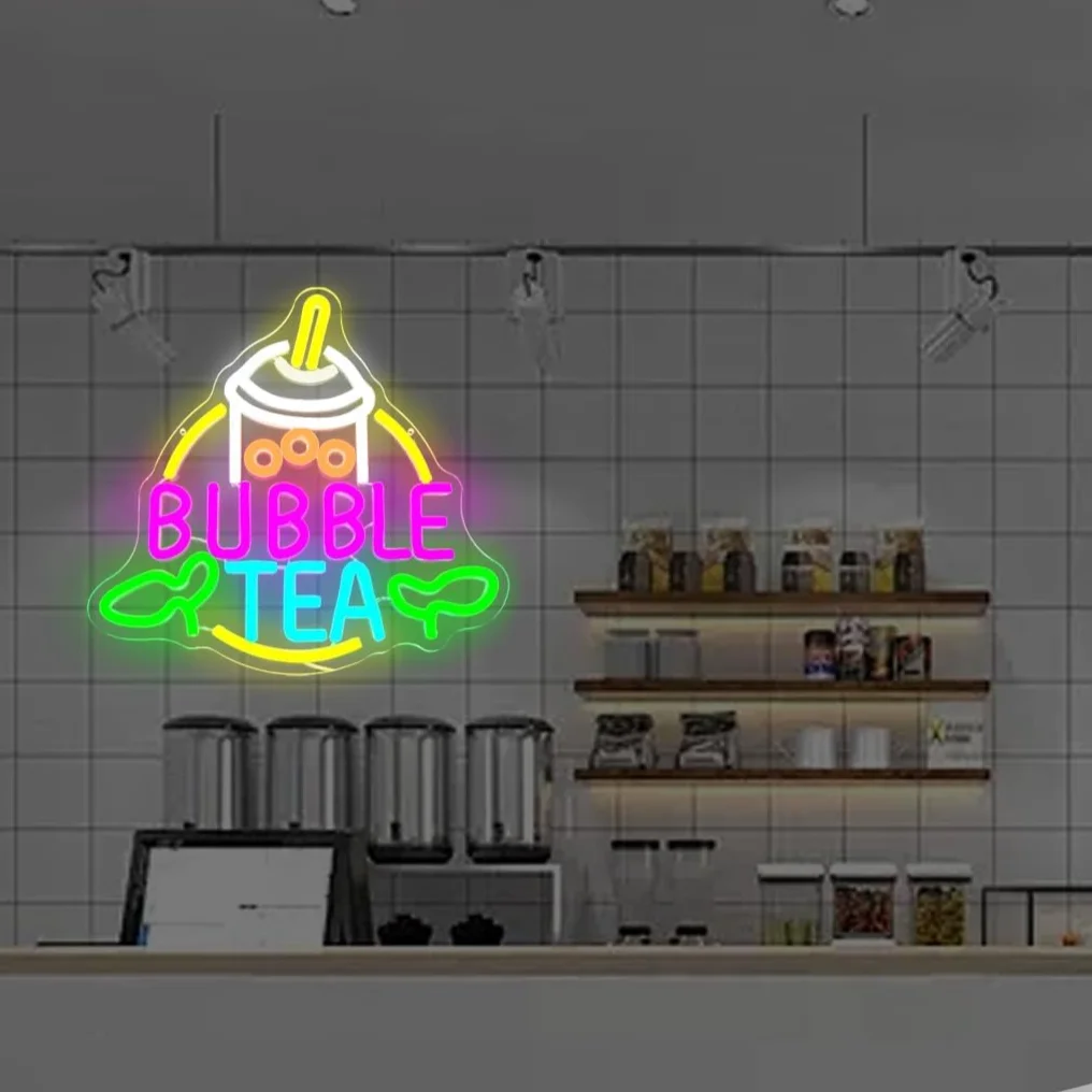 Bubble Tea Neonbord USB-aanged - Coffee Tea Neon Sign recensie en prijs