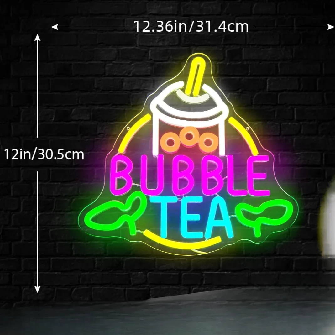 Bubble Tea Neonbord USB-aanged - Coffee Tea Neon Sign recensie en prijs