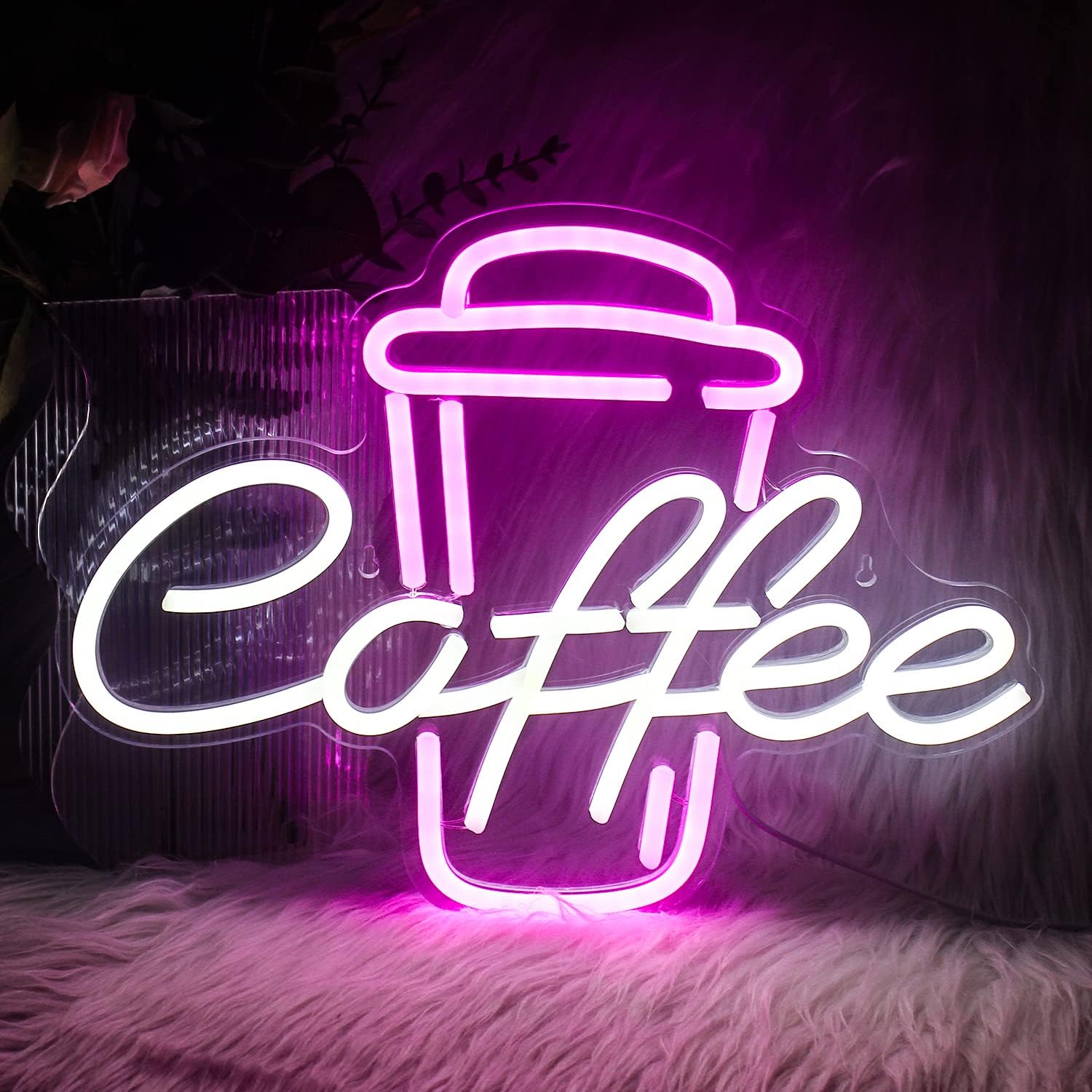Koffiekopje Roze Wit Neon Lich - Coffee Tea Neon Sign recensie en prijs