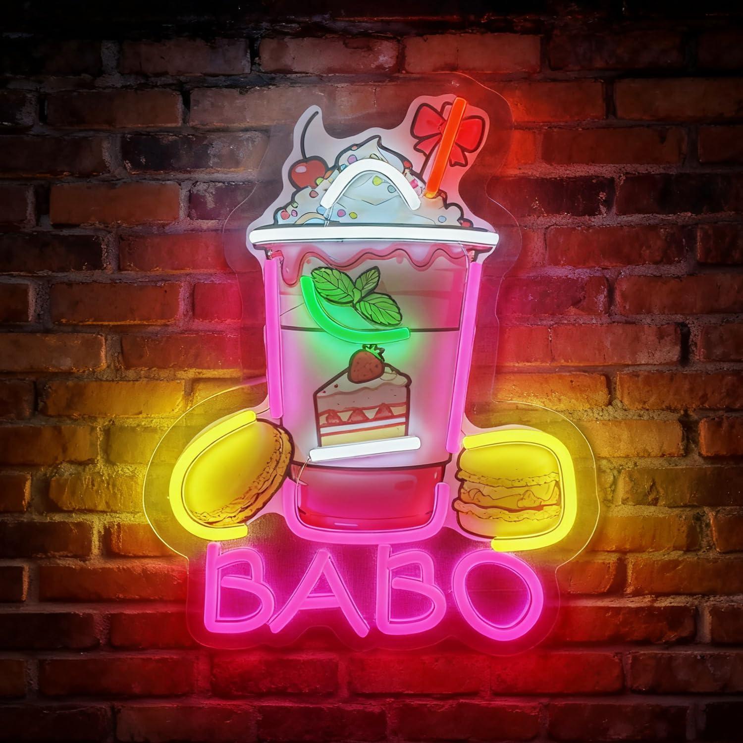 Boba Bubble Tea Neonbord USB D - Coffee Tea Neon Sign recensie en prijs