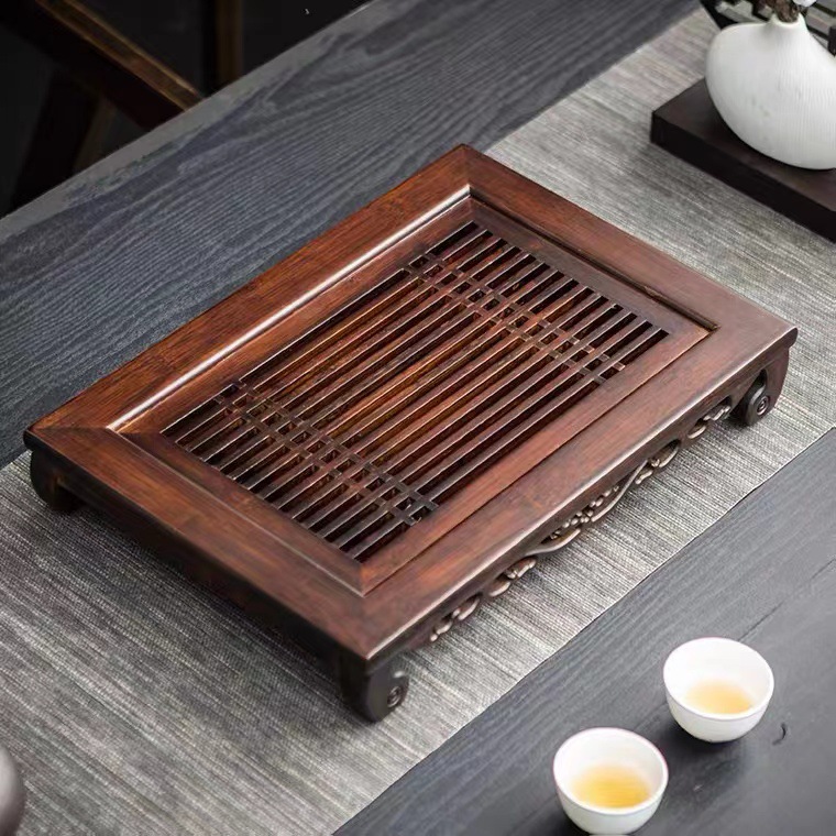 Houten theeservies met waterop - Bamboo Tea Tray recensie en prijs