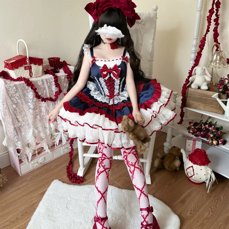 Roze Sweet Lolita JSK Jurk Kaw - Coffee Tea Weight Loss recensie en prijs