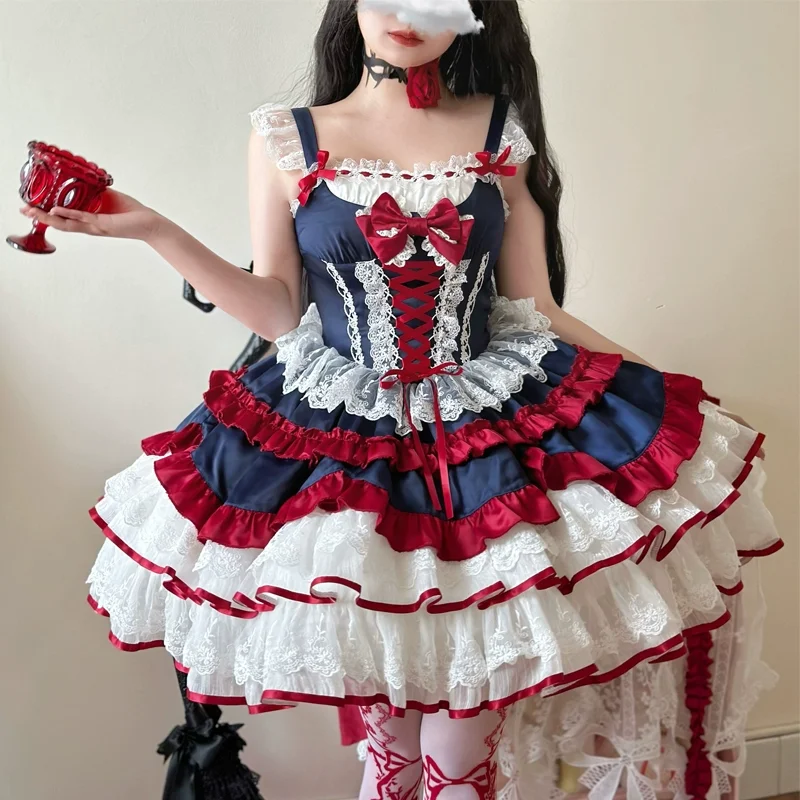 Roze Sweet Lolita JSK Jurk Kaw - Coffee Tea Weight Loss recensie en prijs