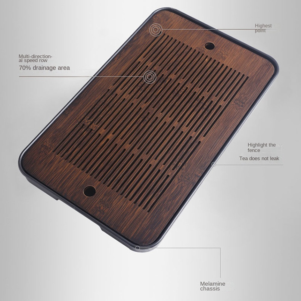 Bamboe theeblad voor twee doel - Bamboo Tea Tray recensie en prijs